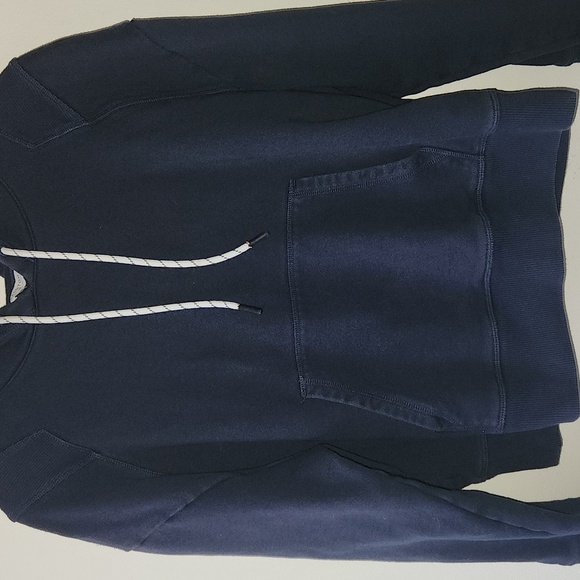 Peloton Dark Blue Rib Insert Pullover Hoodie, size M - Picture 11 of 12